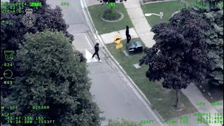 CAUGHT ON CAMERA Carjackers apprehended with assistance of York Police chopper [upl. by Anirtal]