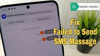 How to Fix Couldnt send Message all phones running Android [upl. by Jeminah976]