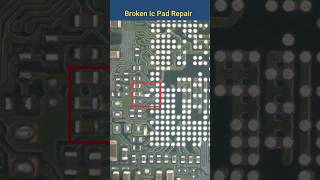 Broken Ic Pad Repair technology mobilerepair [upl. by Nnylcaj]