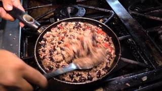 How to make Gallo Pinto Costa Rican Beans and Rice [upl. by Lehsar717]