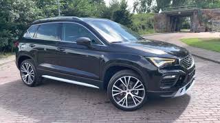 2022 Seat Ateca Xperience Black short visual preview [upl. by Anreval]