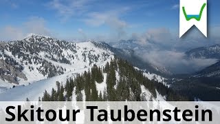 Skitour Taubenstein  Tour am Spitzingsee mit Bergwasser Rafting [upl. by Roseanna]