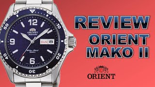 Review Orient Mako II Automático 41mm Azul FAA02002D9 [upl. by Lunnete]