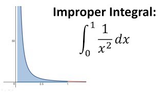 Improper Integral 1x2 evaluated from 0 to 1 [upl. by Leribag379]