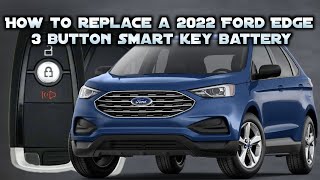 How To Start A 2017  2024 Ford Edge With No Key Detected  Bad Broken Dead Remote Key Fob Battery [upl. by Eissej]