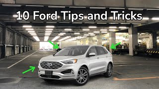 10 Ford Tips and Tricks YOU might NOT know about your Ford Edge [upl. by Fradin]