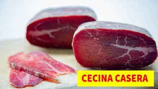 El SECRETO para CURAR CECINA de ternera en CASA [upl. by Elletnwahs]