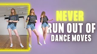 How To Freestyle Better NEVER RUN OUT OF dance moves improve your dancing [upl. by Neetsirk873]