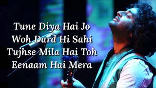 Ae Dil Hai Mushkil Title Song Lyrics  Arijit Singh  Amitabh Bhattacharya  Pritam [upl. by Lasiaf]