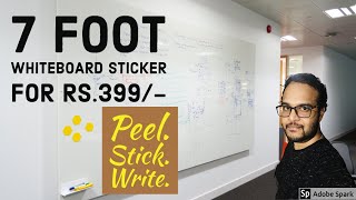 Whiteboard sticker on a Budget  Whiteboard sticker setup [upl. by Oliviero]