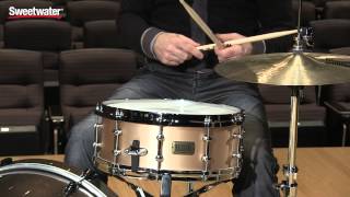 Tama SLP Series Dynamic Bronze Snare Drum Review by Sweetwater Sound [upl. by Gora]