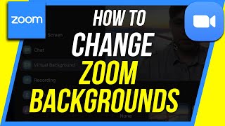 How to Change your Background in Zoom  Zoom Virtual Background [upl. by Hitchcock]