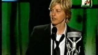 Ellen Degeneres presents award in 2001 [upl. by Ecinom]