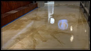 Tile to Epoxy Floor TRANSFORMATION [upl. by Samy]