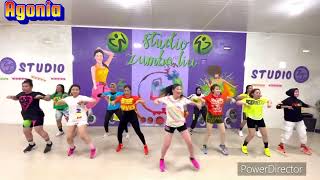 AGONIA DJ RENE ABREGO  ANGELA AGUILAR YURIDIA  ZUMBA  CHOREO ZIN LIU [upl. by Libove]