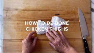 How to Debone Chicken Thighs [upl. by Priest244]