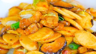 StirFry Rice Cakes Recipe Shorts quotCiCi Li  Asian Home Cookingquot [upl. by Dane323]