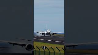 B737 Ryanair from Porto Landing Lajes Terceira Azores shorts [upl. by Gnas]