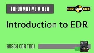 Introduction to Event Data Recorders EDR [upl. by Lemmueu924]