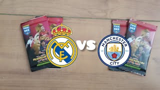 Panini FIFA 365 Adrenalyn XL 2024 Real VS City 4 packs opening [upl. by Orth]