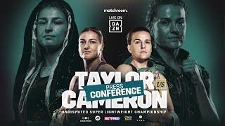 Katie Taylor vs Chantelle Cameron Final Press Conference [upl. by Daisey]