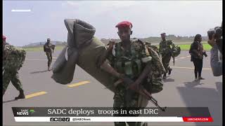 SADC deploys troops in east DRC [upl. by Georgianne]