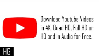 How to Download YouTube Videos in 4K Quad HD HD and Audio for Free Best And Easy Method [upl. by Nnaitsirhc]