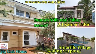 Rumah Millenial Amarillo Village di Gading Serpong 21 Kamar Tidur 800 juta an [upl. by Enoitna]