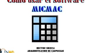 Cómo usar Software MICMAC [upl. by Bowlds]