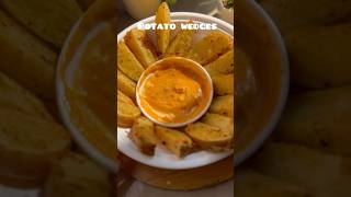 Crispy potato wedgesfoodshorts shortvideo potatowedges easyrecipe [upl. by Martynne]