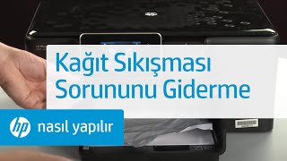 Kağıt Sıkışması Sorununu Giderme  HP Support [upl. by Marra936]