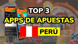 🥇 3 Mejores APPS DE APUESTAS en PERÚ 2024 [upl. by Cecilia846]