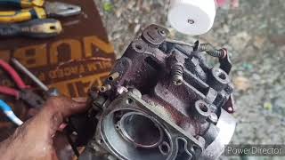 Cleaning carburator F6A12VALVE scrum [upl. by Hettie]