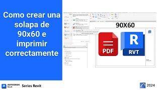 revit Como crear una solapa de 90x60 e imprimir correctamente EN PDF [upl. by Leyameg]