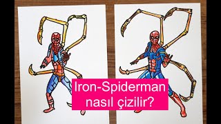 IronSpiderman nasıl çizilir [upl. by Norabal]