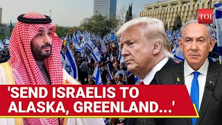 Send Israelis To Alaska Greenland Saudi MBS Aide Mocks Trump Gaza Plan With Savage Suggestion [upl. by Parrnell]