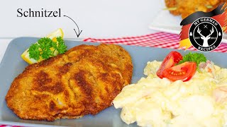 How to make a perfect Schnitzel ✪ MyGermanRecipes [upl. by Lusty735]