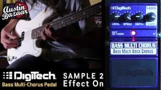 Digitech XSeries XBC BASS Multi Chorus Pedal Demo [upl. by Hathcock]