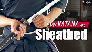 The 3 Simple Steps to Safely Sheath Katana Swords [upl. by Ladnor]