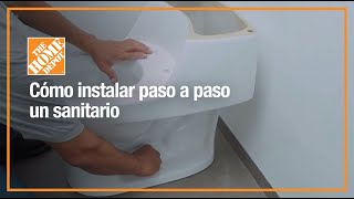 Cómo instalar paso a paso un sanitario  Baños  The Home Depot Mx [upl. by Nnyleve]