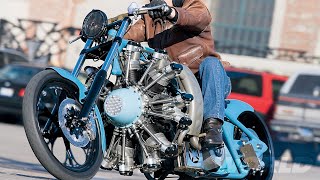 Largest TURBO RADIAL Engine Motorcycles [upl. by Jefferey]