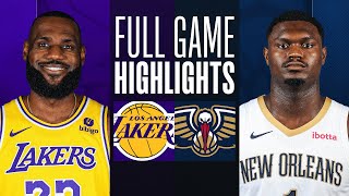 LAKERS at PELICANS  FULL GAME HIGHLIGHTS  December 31 2023 [upl. by Zischke]