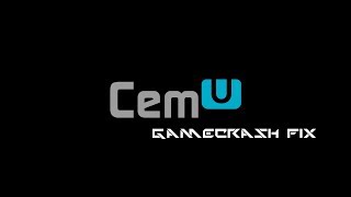 How To Fix CEMU Emulator Game Crashes [upl. by Nathanson]