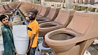 Incredible Process of Making Smart Toilet Seats in Factory  How Modern Toilets are Manufactured [upl. by Ahtanaram]