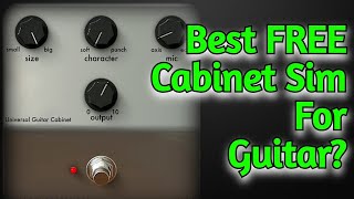 Best FREE Cabinet Simulator VST Plugin For Guitar  KABIN 20 by Analog Obsession  Review amp Demo [upl. by Esile]