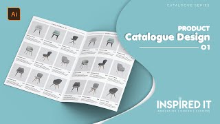 Catalogue design tutorial in illustrator  Inspired IT  Catalogue design  01 [upl. by Anisah]