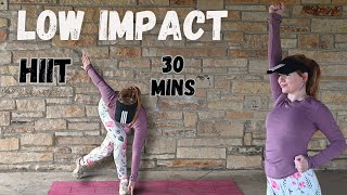 30 MIN LOW IMPACT WORKOUT  All Standing Full Body HIIT No Squats or Lunges [upl. by Aseral441]