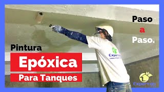 ✅ Impermeabilizar TANQUE de agua con pintura Epóxica  SIKAGUARD 62 [upl. by Yehsa]