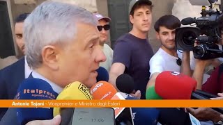 Tajani quotCina opportunità da cogliere ma non sostenga la Russiaquot [upl. by Amees]