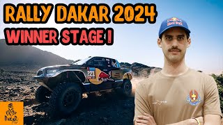 Stage 1 Results Dakar Rally 2024  Cars Gillaume de Mevius Wins Stage 1 [upl. by Xino184]